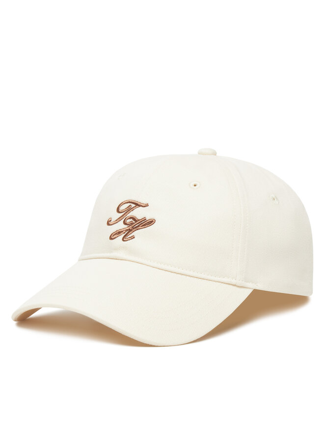 Tommy Hilfiger Kapa s šiltom Tommy Hilfiger Th Embroidered AW0AW17489 Bež