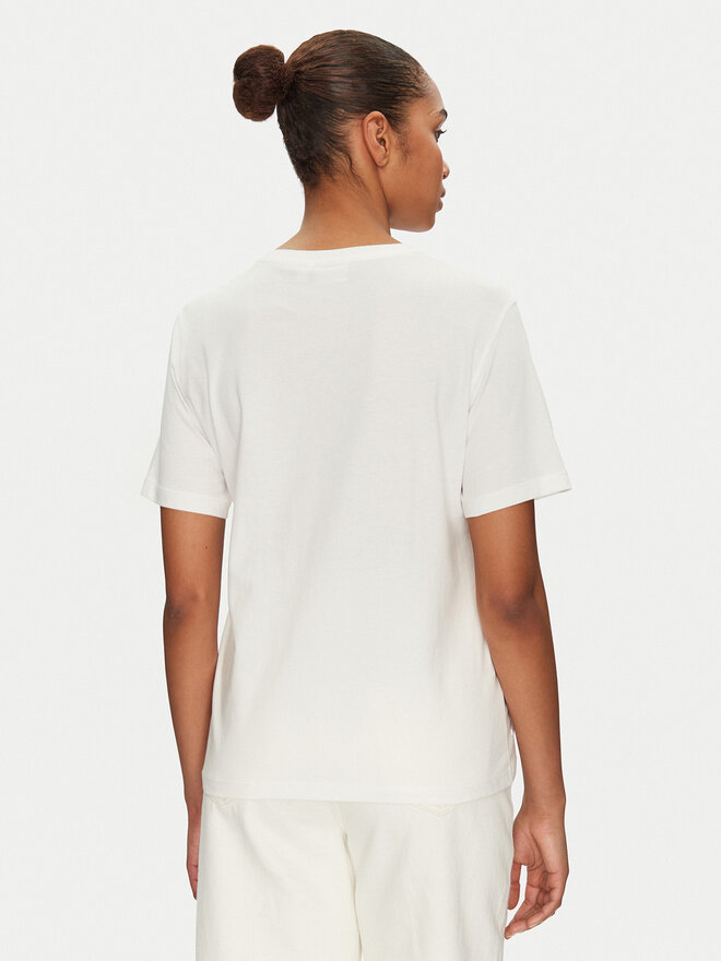 Vila Vila Camiseta Sybil 14108062 Blanco Regular Fit