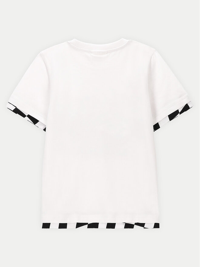 Coccodrillo Coccodrillo Camiseta WC4143202RAK Blanco Regular Fit