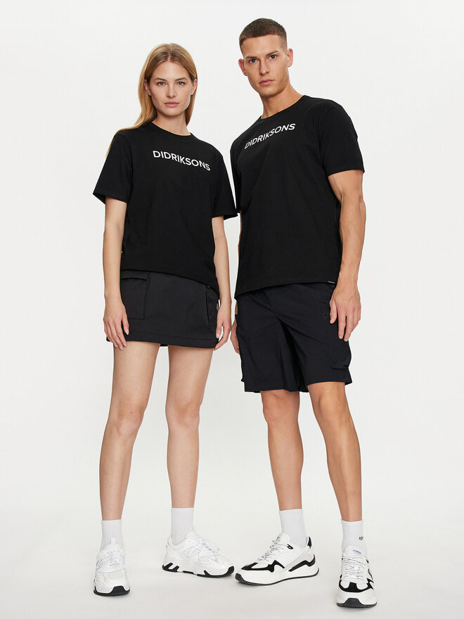 Didriksons Didriksons T-shirt Harald 505551 Crna Regular Fit