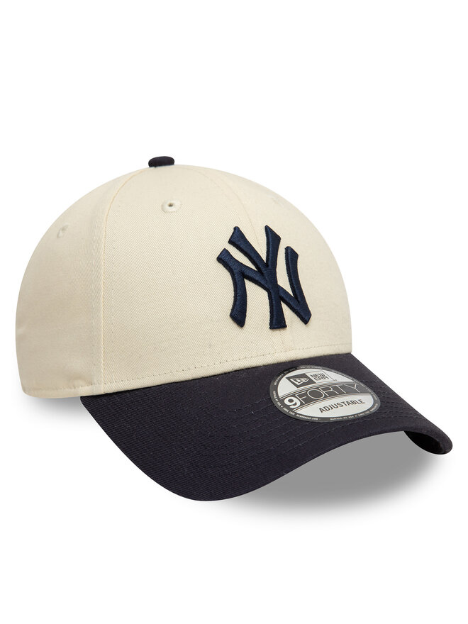 New Era Czapka z daszkiem New Era Colourblock 9Forty New York Yankees 60595215 Beżowy