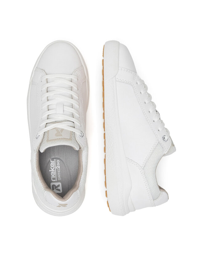 Rieker Revolution Lifestyle Sneakersy Rieker Revolution Lifestyle W1100-80 Bílá