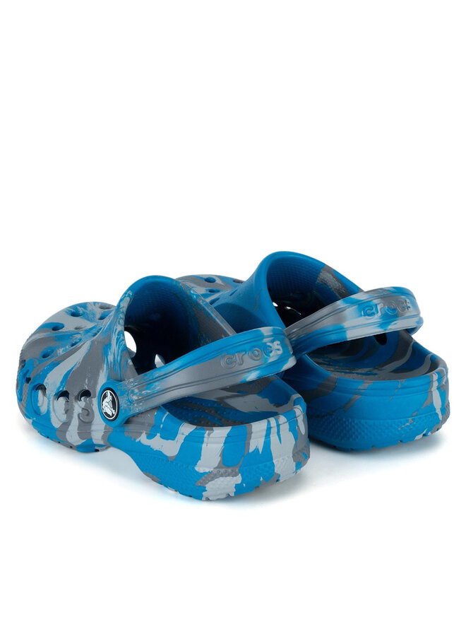 Crocs Şlapi Crocs BAYA MARBLED CLOG KIDS 207016-4GL Bleumarin