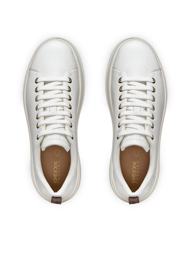 Geox Sneakersy Geox D Spherica Ecub-2 D46WVA 00085 C1000 Bílá