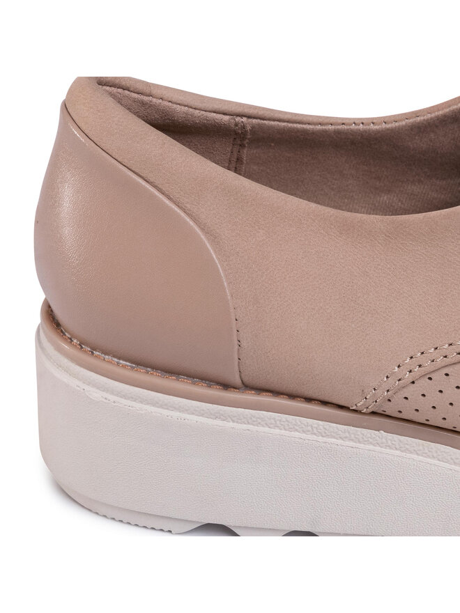 Clarks Oksfordo batai Clarks Sharon Crystal 261476314 Smėlio