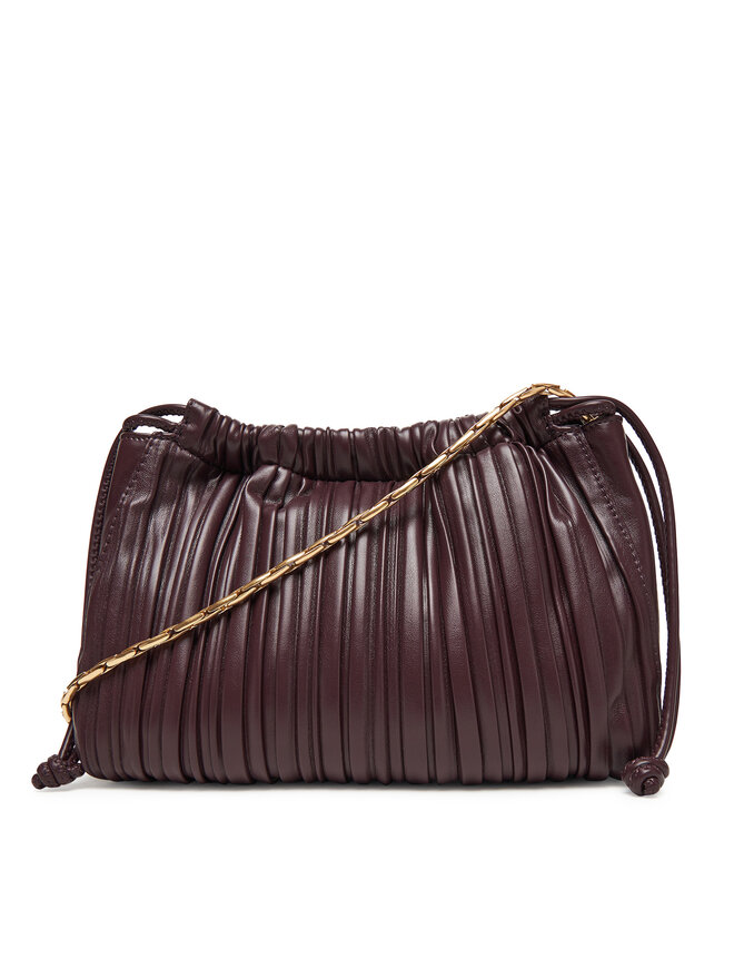 Calvin Klein Τσάντα Calvin Klein Plisse Drawstring Bag LV04F3076G Μπορντό
