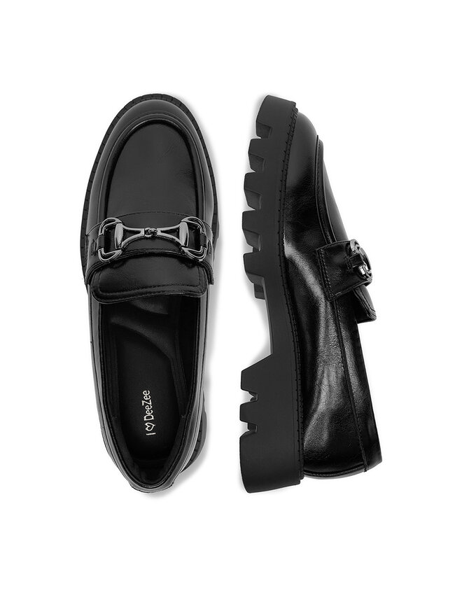 DeeZee Loafersy DeeZee CEO-R25AW00705 Czarny