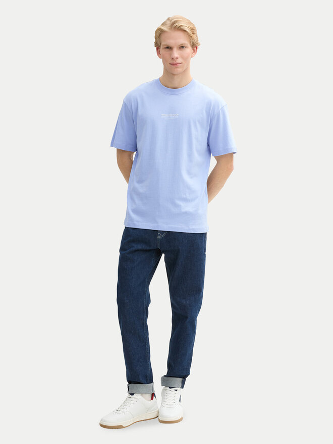 Tom Tailor Denim Tom Tailor Denim Camiseta 1045021 Celeste Relaxed Fit