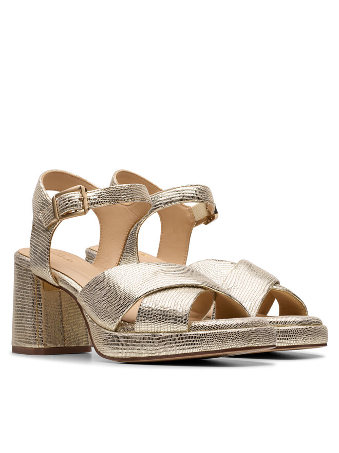 Clarks Sandály Clarks Ritzy75 Rae 26181303 Zlatá