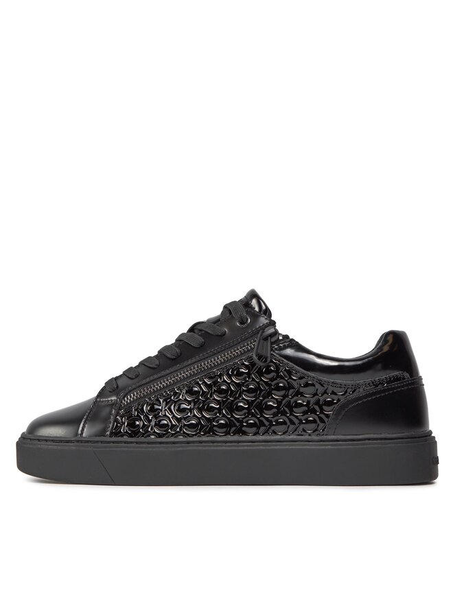 Calvin Klein Sneakers Calvin Klein Low Top Lace Up W/Zip Mono HM0HM01277 Negru