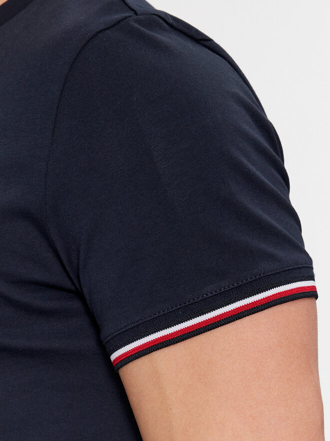 Tommy Hilfiger Tommy Hilfiger Póló Logo MW0MW32584 Sötétkék Slim Fit