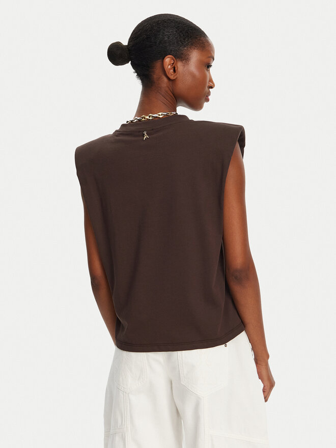 Patrizia Pepe Patrizia Pepe Camiseta 2M4423/J274-B825 Marrón Regular Fit