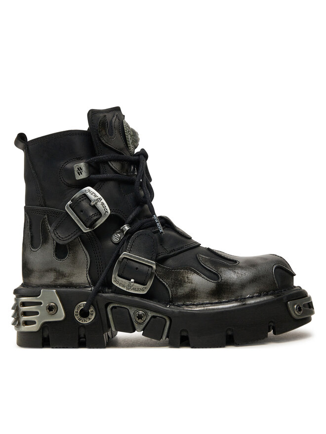 NEW ROCK Glany NEW ROCK M-288-S2 Czarny