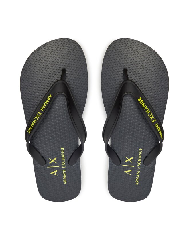 Infradito Armani Exchange XUQ002 XV676 M587 Nero escarpe