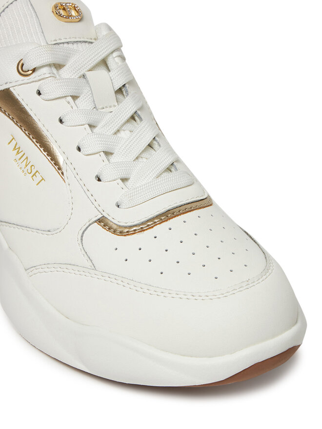 TWINSET Сникърси TWINSET 251TCP054 Бял