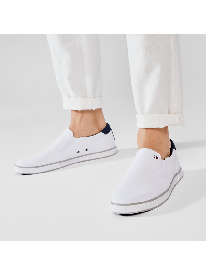 Tommy Hilfiger Teniszcipő Tommy Hilfiger Harlow 2D FM0FM00597 Fehér