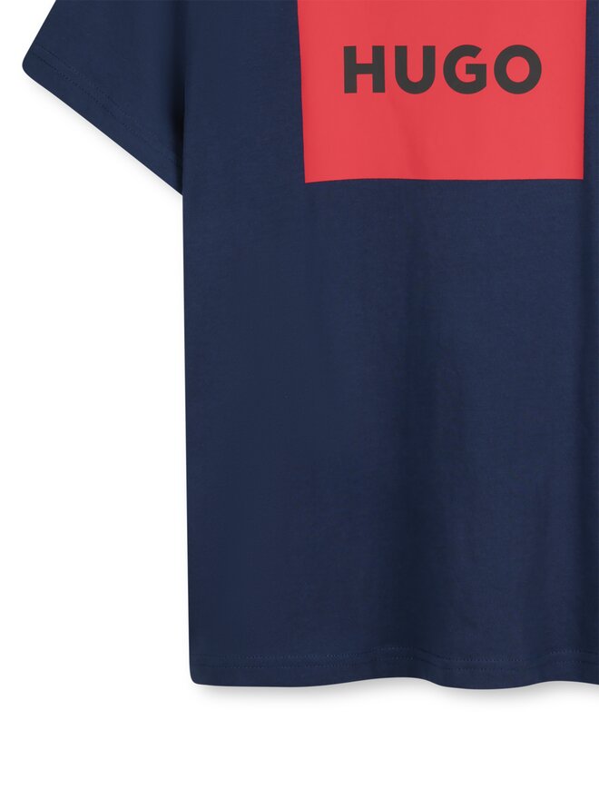 HUGO HUGO Футболка G00334 D Cиній Regular Fit