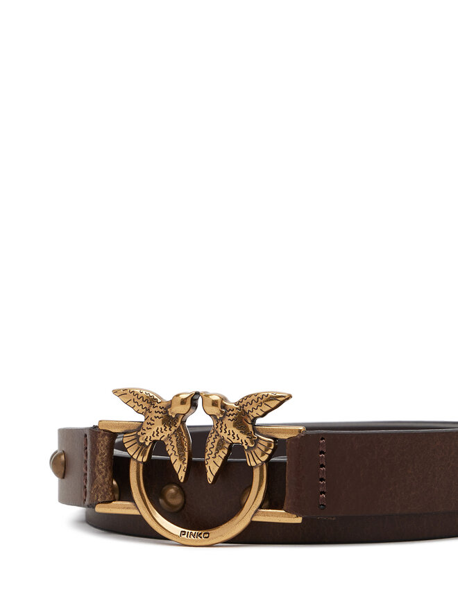 PINKO Жіночий ремінь PINKO Dita H2 Belt 20251 PLT01 104796 A2GG Коричневий