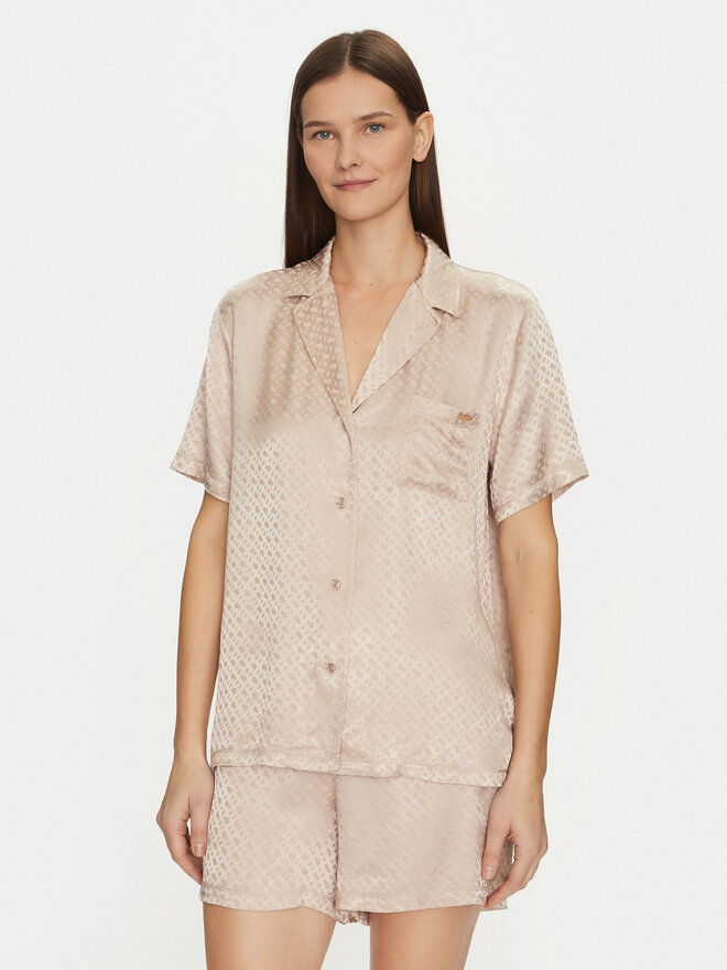 BOSS BOSS Pijama 50535750 Beis Regular Fit