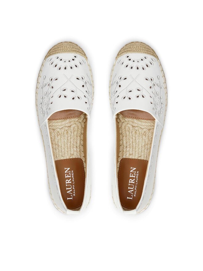 LAUREN RALPH LAUREN Espadrilės Lauren Ralph Lauren Espadrilles 802904429001 Balta