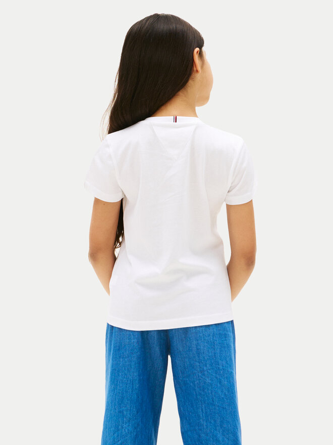 Tommy Hilfiger Tommy Hilfiger T-Shirt Graphic KG0KG08813 Λευκό Regular Fit