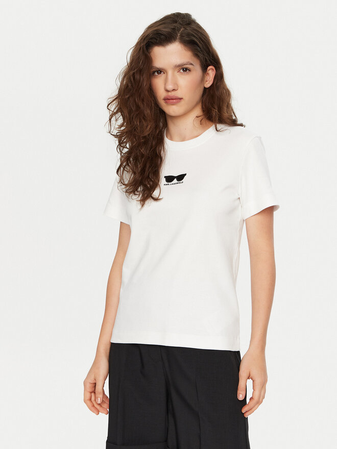 KARL LAGERFELD KARL LAGERFELD Camiseta A1W17021 Blanco Regular Fit
