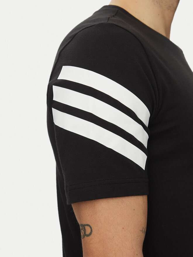 adidas adidas T-Shirt Future Icons 3-Stripes JD4877 Μαύρο Regular Fit
