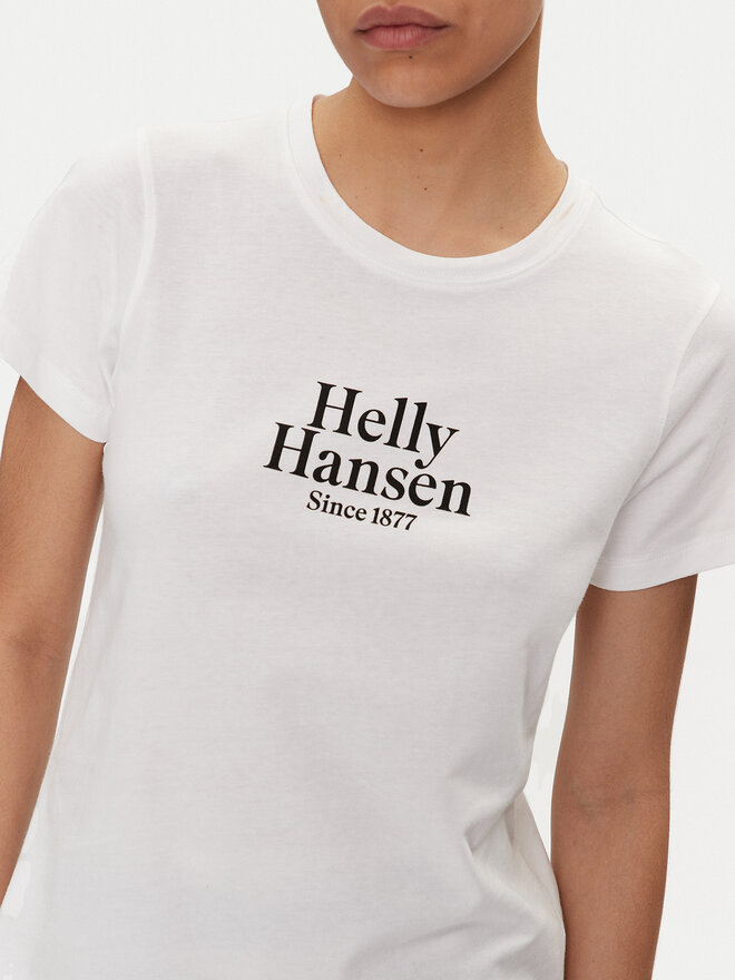 Helly Hansen Helly Hansen Marškinėliai W Core Graphic T-Shirt 54080 Balta Regular Fit