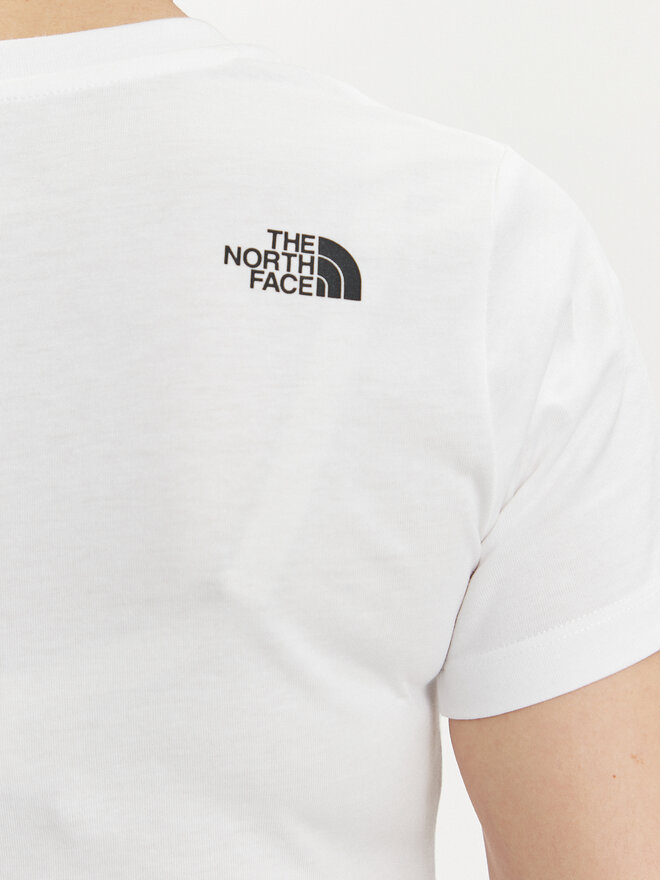 The North Face The North Face Marškinėliai Simple Dome NF0A87NH Balta Regular Fit