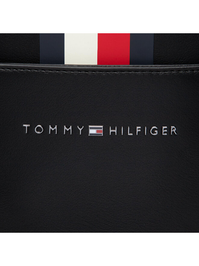 Tommy Hilfiger Brašna Tommy Hilfiger Midtown Pu Mini Crossover AM0AM09546 Černá