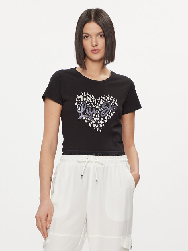 Liu Jo Liu Jo T-Shirt WA4108 JS923 Μαύρο Regular Fit