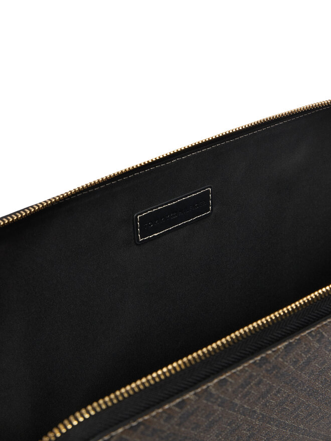 Tommy Hilfiger Notebook-Etui Tommy Hilfiger Th Icon Laptop Case Mono Print AW0AW18929 Schwarz