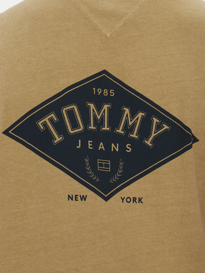 Tommy Jeans Tommy Jeans T-Shirt Varsity DM0DM20806 Beige Relaxed Fit