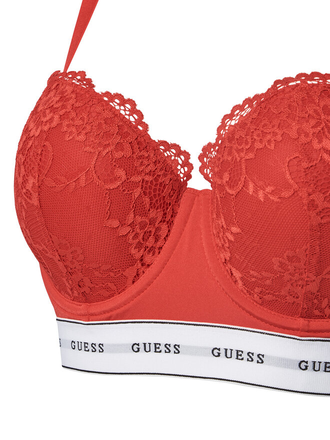 Guess Guess Sujetador push-up O2BC06 KBBT0 Rojo