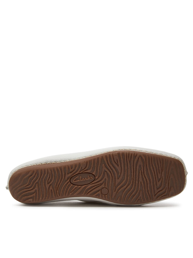 Clarks Baleríny Clarks Freckle Ice 203544554 Biela