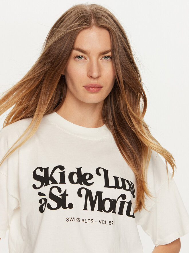 ViCOLO ViCOLO T-shirt RS0052 Écru Regular Fit