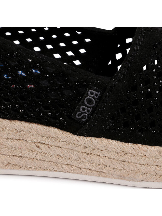 Espadrillas Skechers BOBS Highlights 2.0 113076 BBK Nero escarpe