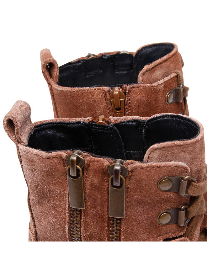 Geox Polokozačky Geox D Damiana A D26QCA 00023 C0013 Hnědá