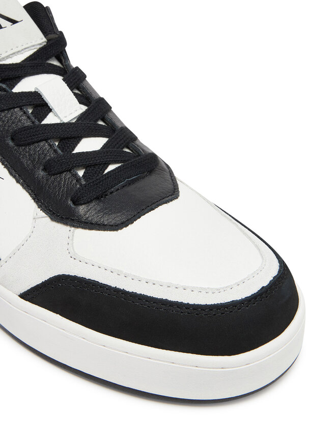 Calvin Klein Jeans Sneakers Calvin Klein Jeans Basket Cup Low Laceup Lth Mix YM0YM01308 Alb