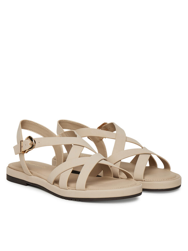 Tamaris Sandały Tamaris 1-28111-44 Écru