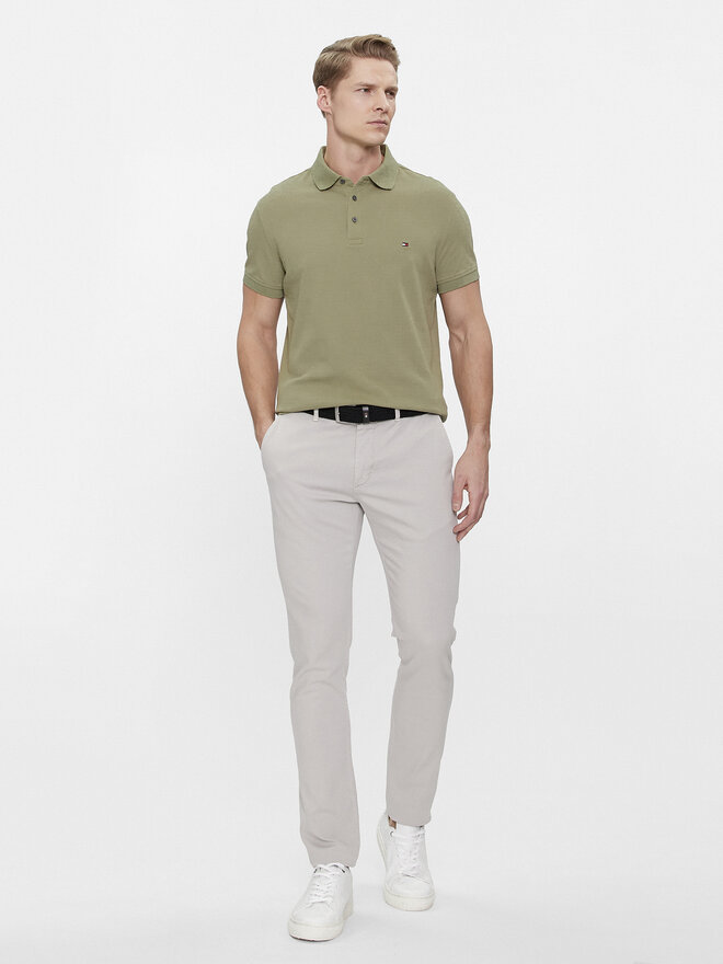Tommy Hilfiger Tommy Hilfiger Poloshirt 1985 MW0MW17771 Grün Slim Fit