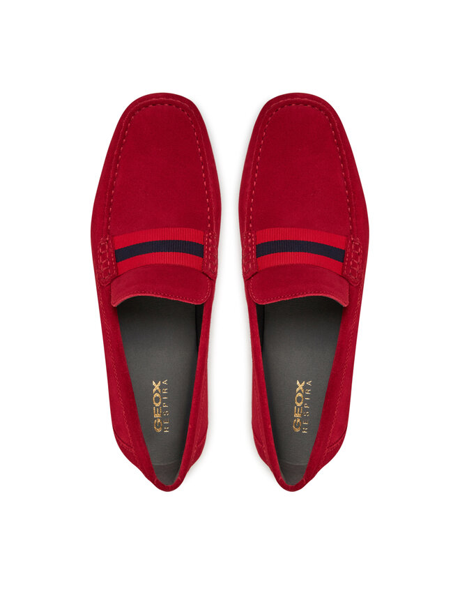 Geox U ASCANIO A Men's MOCCASINS, Black : Geox