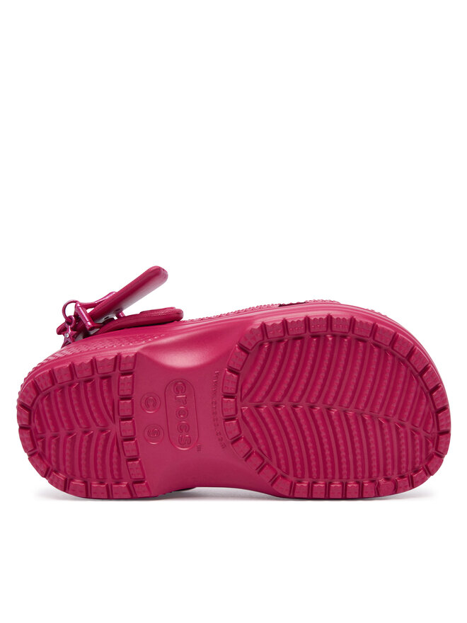 Crocs Pantoletten Crocs Classic Star Buckle Clog 214369 Rosa