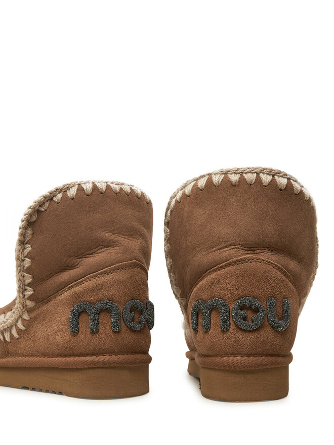 Mou Čizme za snijeg Mou Eskimo 18 Glitter Logo FW101050A Smeđa