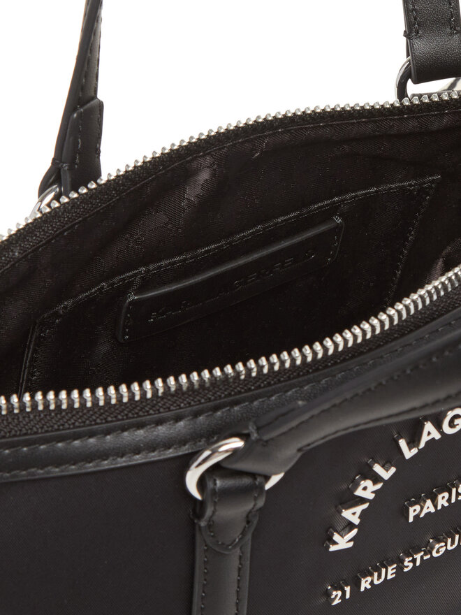 KARL LAGERFELD Ročna torba KARL LAGERFELD A2W30082 Črna