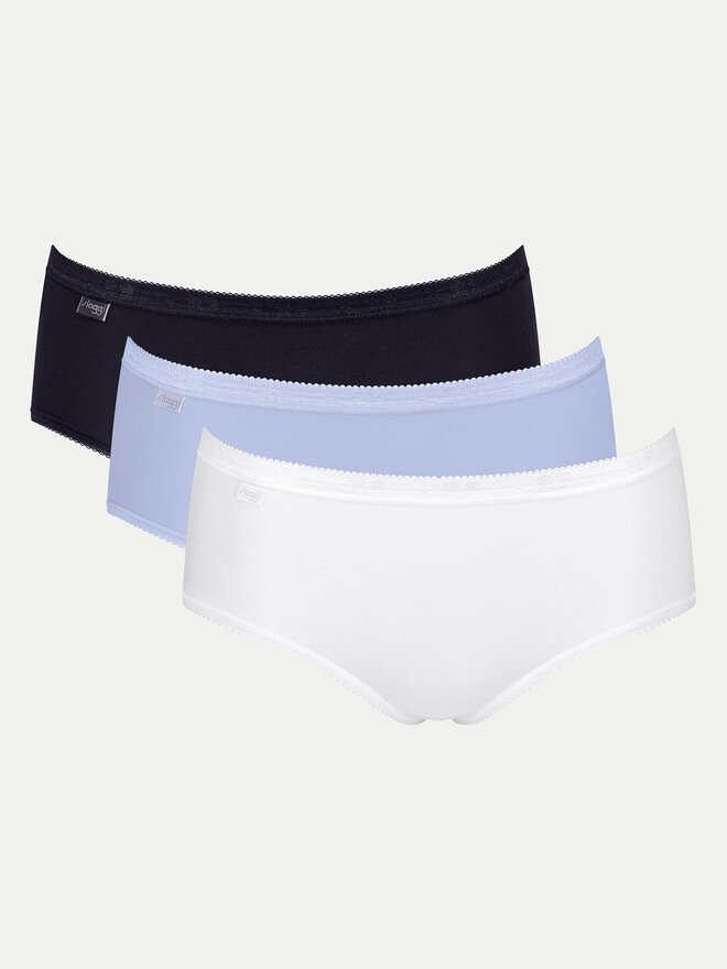 Sloggi Sloggi Set 3 parov spodnjih hlačk Basic 10107163 Pisana