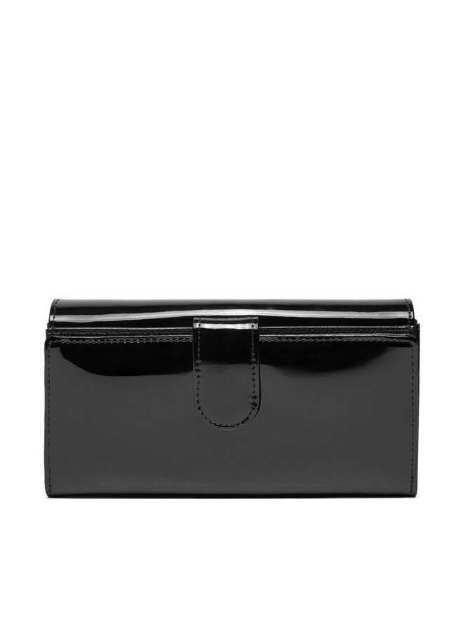 Pierre Cardin Duży Portfel Damski Pierre Cardin 07 Shiny 121 Czarny