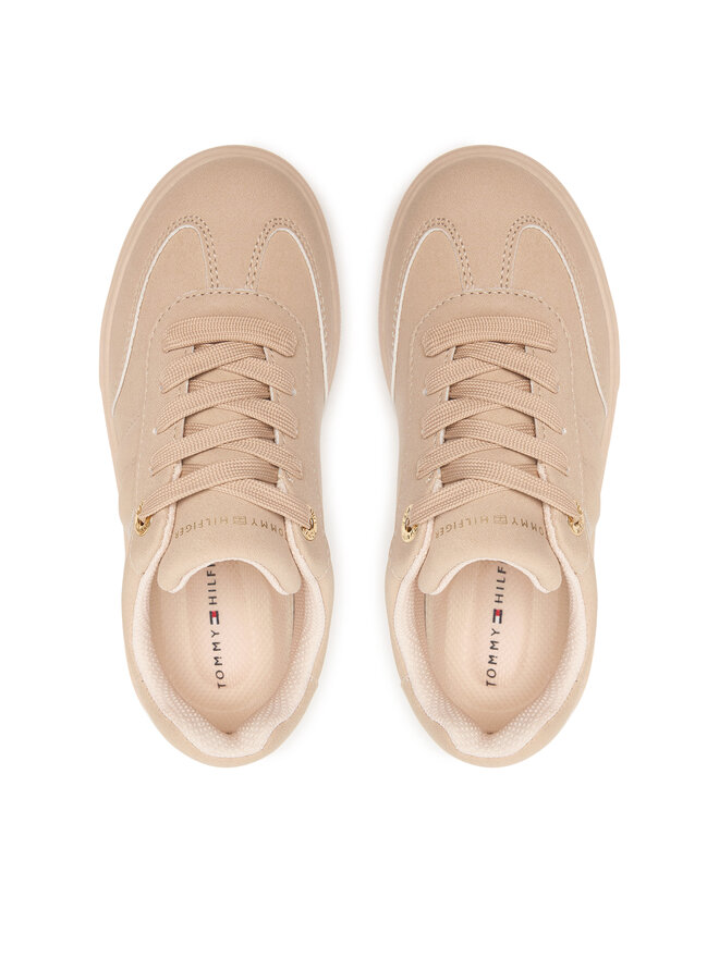 Tommy Hilfiger Sneakers Tommy Hilfiger Low Cut Lace-Up Sneaker T3A9-35086-0315 S Hellbeige