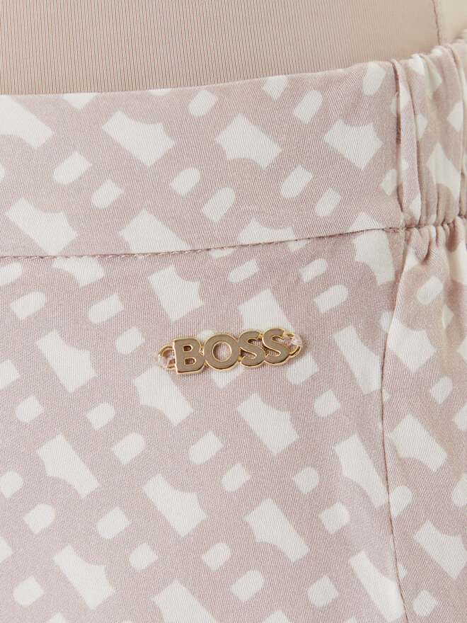 BOSS BOSS Shorts de pijama Sateen 50545612 Beis Regular Fit