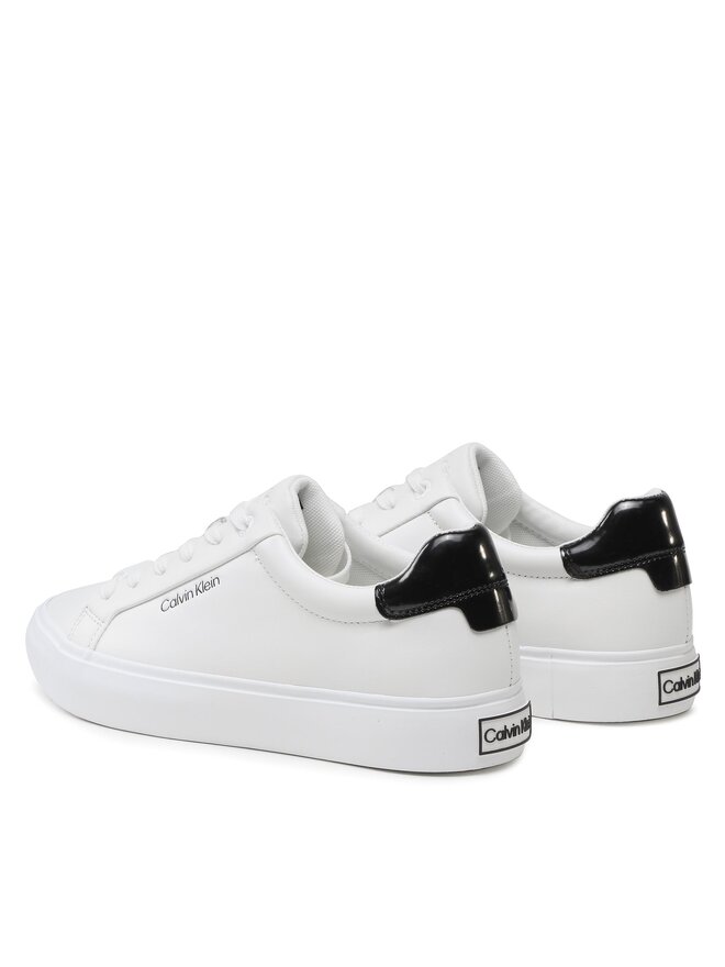 Calvin Klein Snīkeri Calvin Klein Vulc Lace Up HW0HW01681 Balts